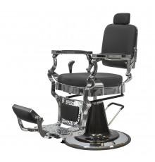 Кресло мужское барбер Стэнфорд черный матовый