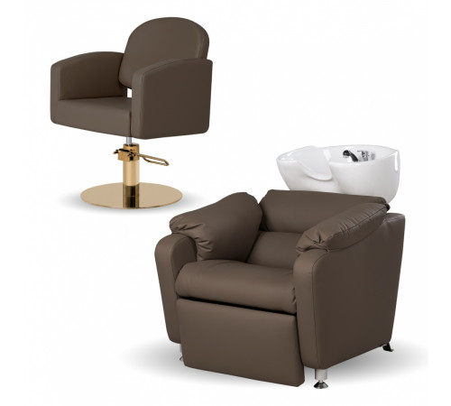 Парикмахерский комплект Амелия (кресло+мойка)