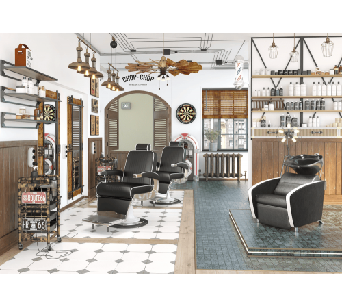 Парикмахерская мойка МД-123 с регулировкой ножной части