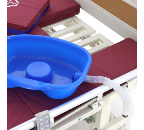 Кровать электрическая DB-11А (МЕ-5218Н-12) с боковым переворачиванием, туалетным устройством и функцией «кардиокресло» и регулировкой высоты