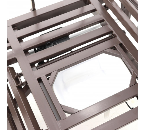 Кровать электрическая YG-3 (МЕ-5228Н-13) ЛДСП Венге с боковым переворачиванием, туалетным устройством и функцией «кардиокресло»