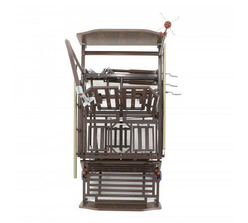 Кровать механическая Е-45А (ММ-5124Н-10) с боковым переворачиванием, туалетным устройством и функцией «кардиокресло»