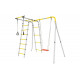 Детский спортивный комплекс для дачи ROMANA Лесная поляна - 3 (желтый/серый)