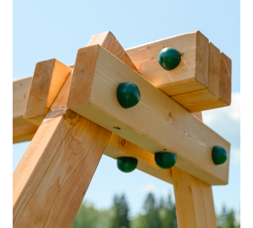 Детский игровой комплекс UNIX Kids (6 in 1) Dark Green