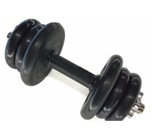 Гантель разборная обрезиненная 12,5 кг