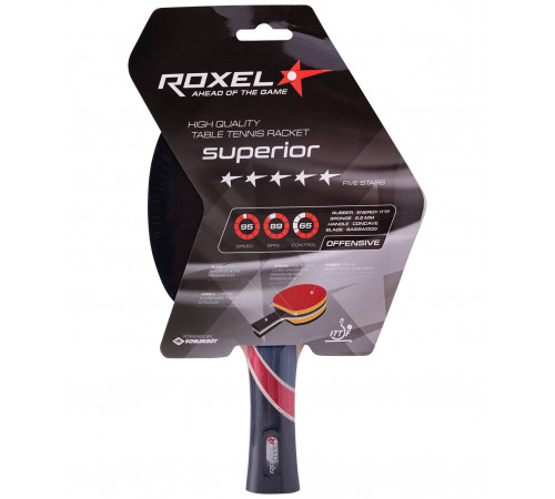 Ракетка для настольного тенниса 5* Superior, коническая