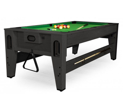 Cтол-трансформер «Twister» 3 в 1 (бильярд, аэрохоккей, настольный теннис, 217 х 107,5 х 81 см, черный)