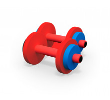 Гантели детские DFC (комплект 2 шт) VT-2009