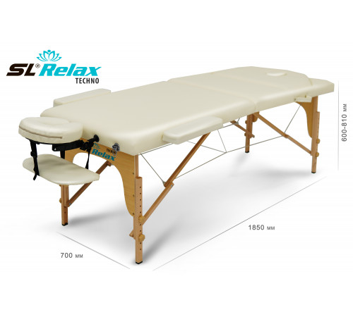 Массажный стол Techno (beige) Бежевый