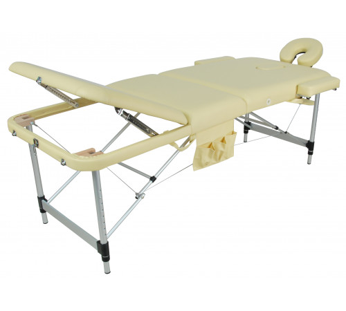 Массажный стол складной алюминиевый JFAL01A М/К (3-х секционный) (МСТ-102Л)