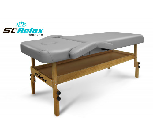 Массажный стол Relax Comfort-М серая кожа (№4)