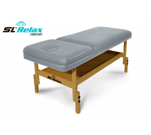 Массажный стол Relax Comfort серая кожа (№4)