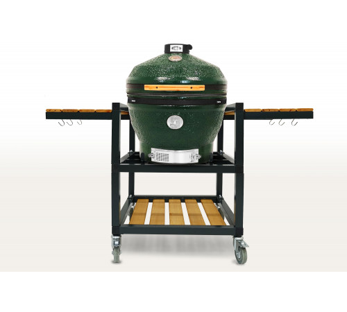 Керамический гриль-барбекю 24 дюйма CFG CHEF (зеленый) (61 см)